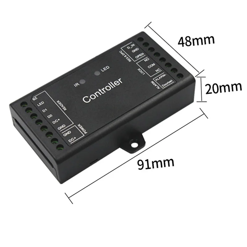 DC12V WiFi Tuya App Mini Single Door Remote Control Board Access Control Board Panel Wiegand 26 44 Bits Input NO NC COM output