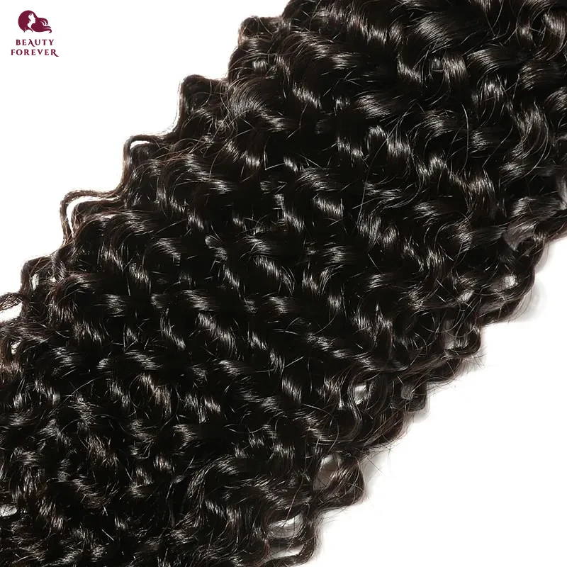 Beautyforever Curly Human Hair Bundles Deep Wave Raw Virgin Hair Bundles Grade 12A Malaysian Human Hair Weaving 1 3 4 PCS / Lot