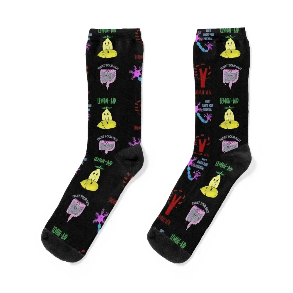 

Medical puns, cute Socks japanese fashion funny gifts soccer anti-slip summer Man Socks Women's