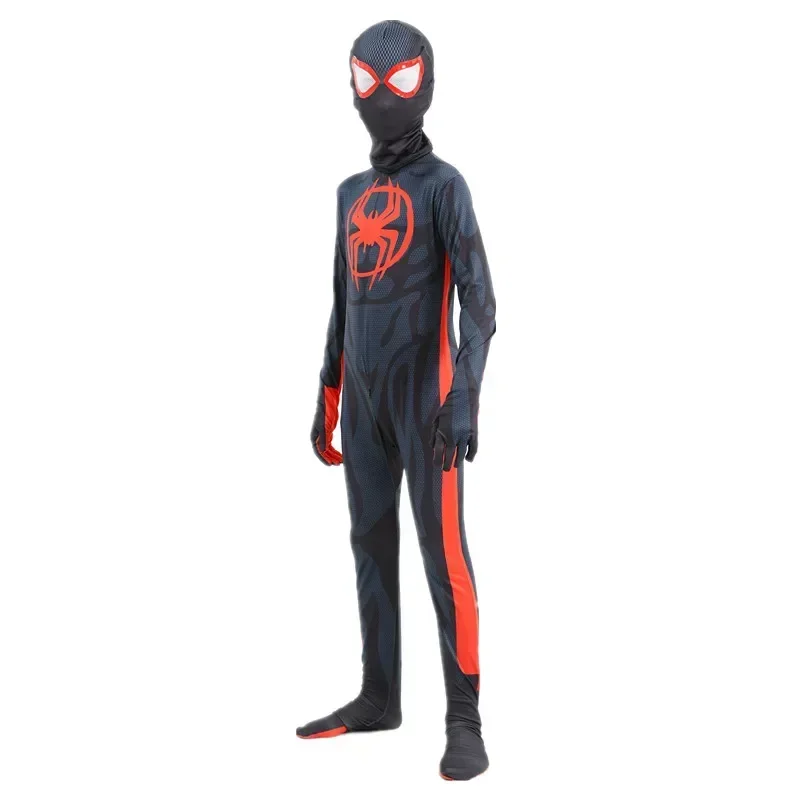 New Superhero Costume Fantasy Jumpsuit Suit Boys Movie Hero Cosplay Tights Halloween Mask Dress Up Party Performance Costume