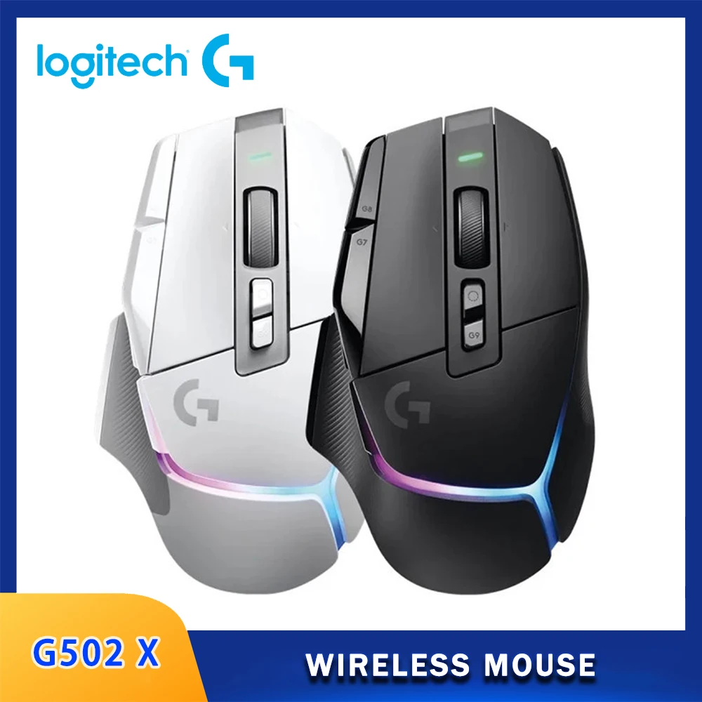 

Logitech G502 X LIGHTSPEED беспроводная игровая мышь G502X PLUS, оптическая-механическая гибридная микро Motion HERO беспроводная игровая мышь