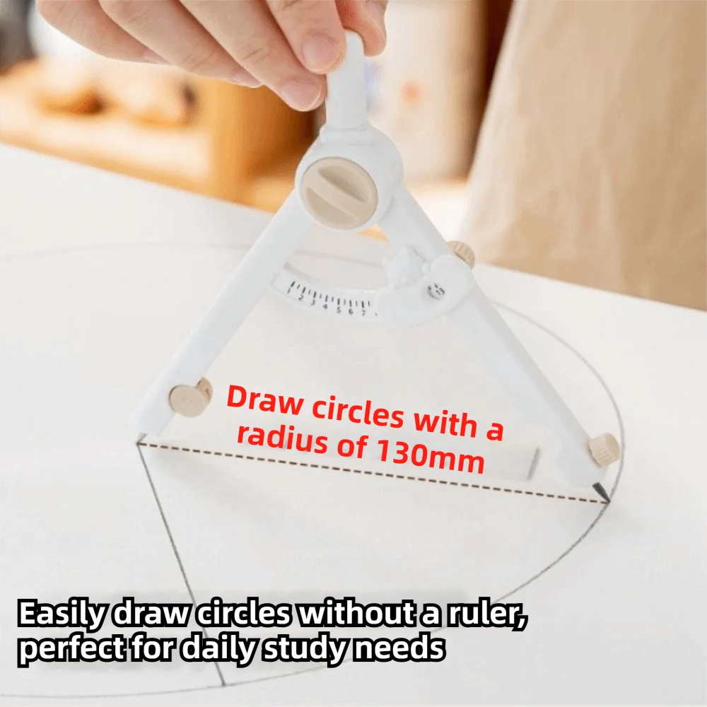 Digital Display Multifunction Drawing Compass Precise Geometry Drawing Scale Lock Distance Gauge Morandi Drawing Circles