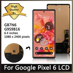 Small Size OLED Quality For Google Pixel 6 GB7N6 G9S9B16 LCD Touch Screen Digitizer Assembly Replacement Pixel6 Display Frame