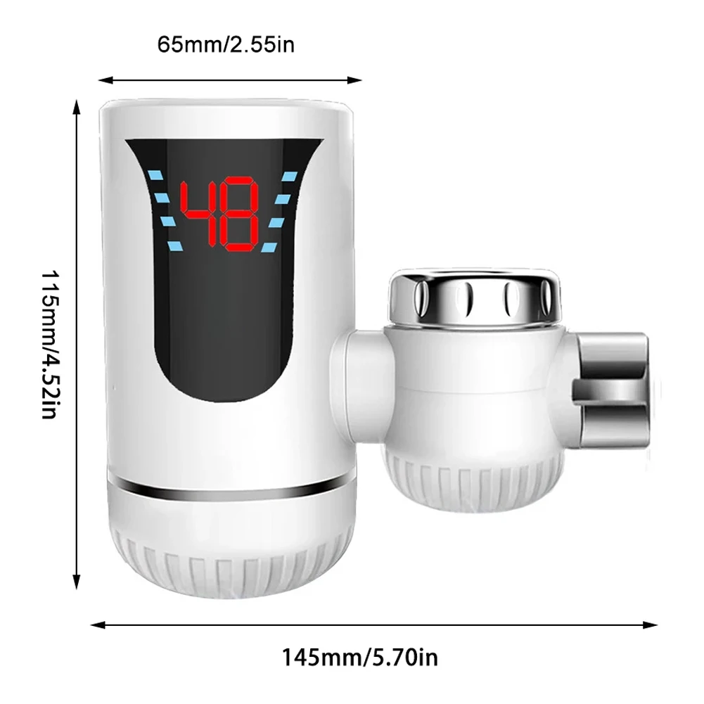 Small Kitchen Tankless Water Heater Electric Water Heater Compact Electric Water Heater ABS Material Construction