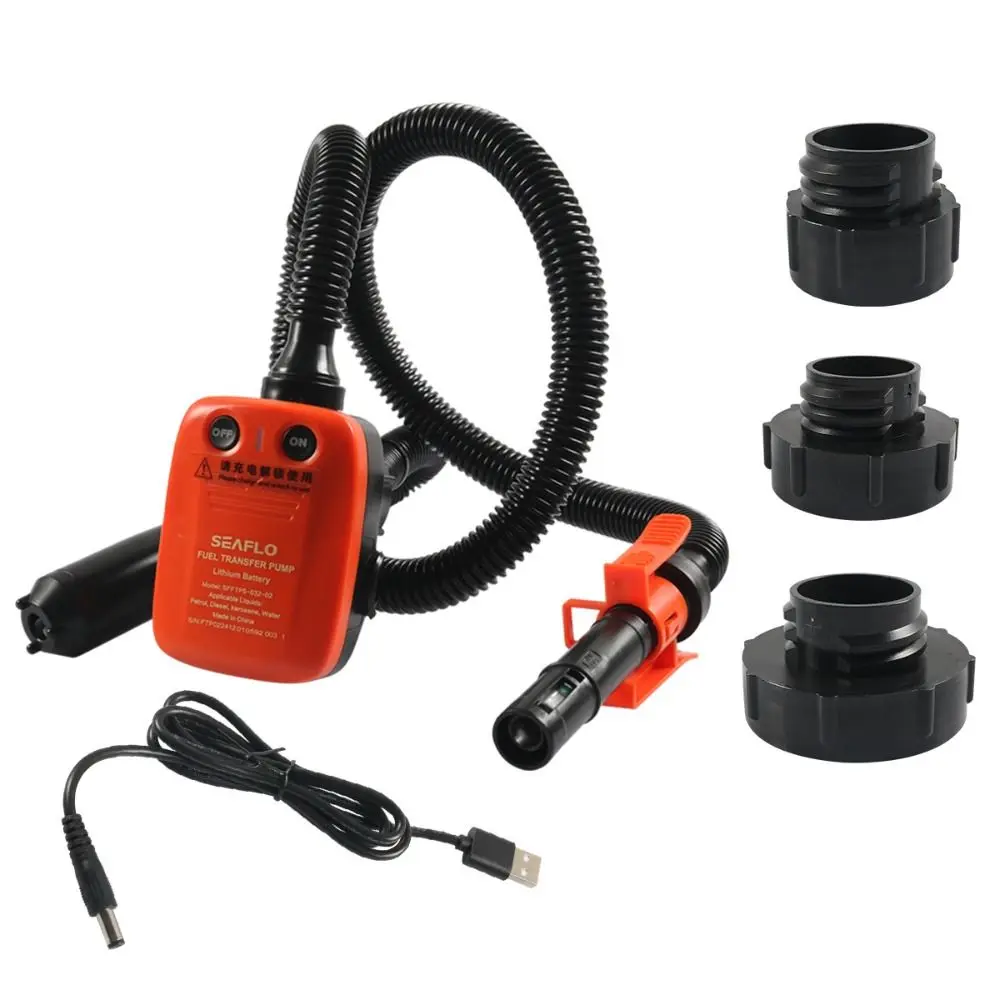 

Fuel Transfer Pump Battery Powered Fuel Transfer Pump with Long Hose Portable Liquid Pump for Gasoline Diesel Kerosene Light Oil