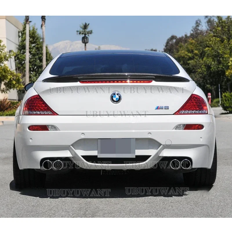 For BMW 6 Series E63 And E64 Convertible Not For E64 Carbon Fiber Rear Trunk Spoiler Tail Wing 04-09 Car Styling Rear Wing