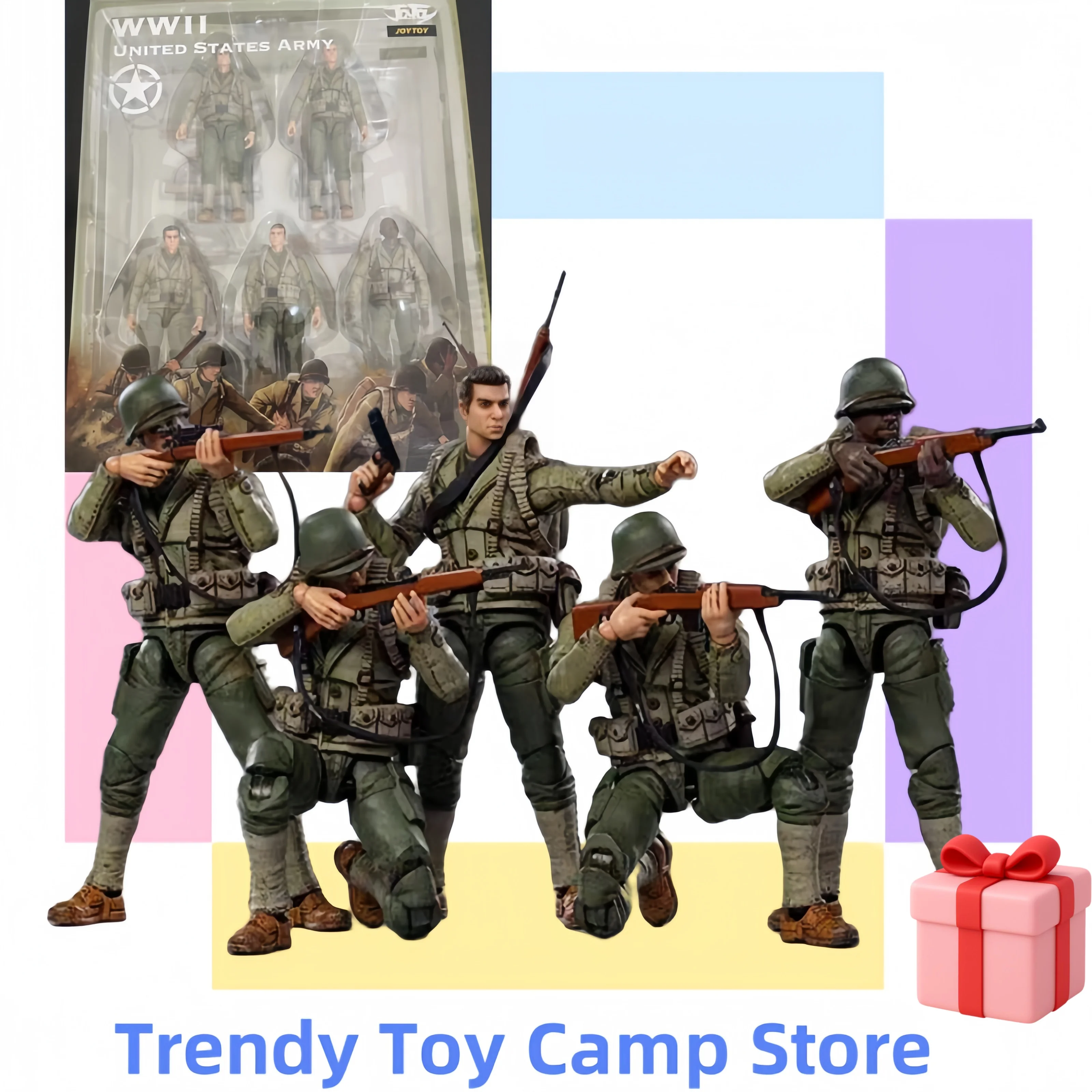 

Солдаты JOY TOYDark Source, отряд пятименчиков армии США, новинка
