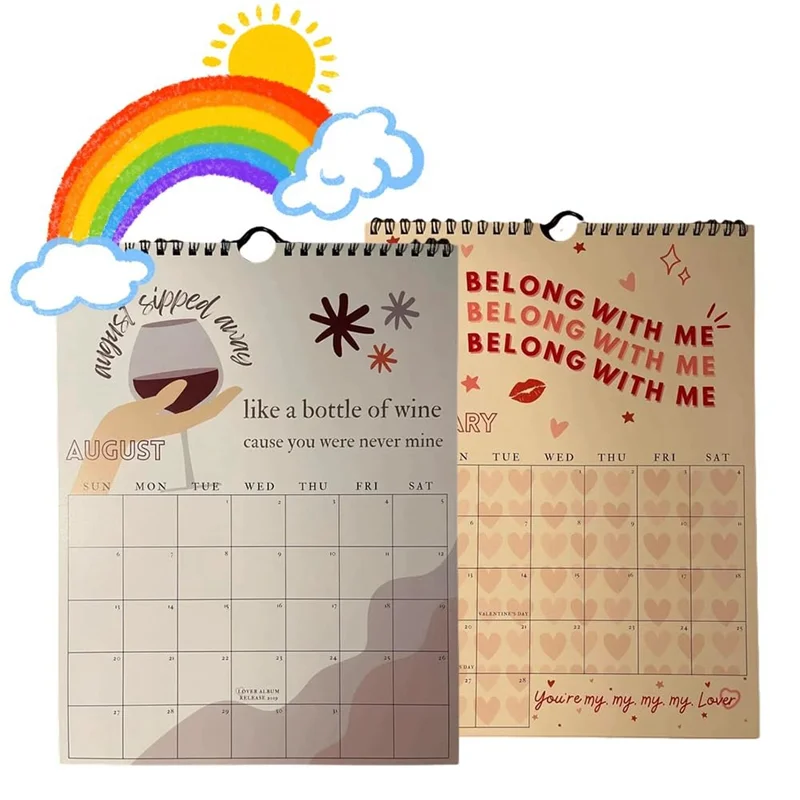 2024 Roaring Twenties Calendar Wall Calendar Gift Calendar 12 Monthly Calendar Planner, Funny Hanging Monthly Wall Calendar 1PCS