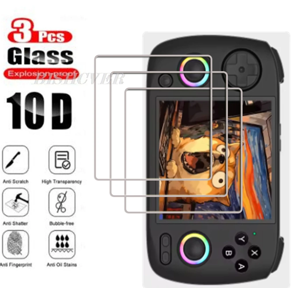 

Закаленное стекло 9H HD для Anbernic RG CubeXX 3,95 дюйма, ретро игровая консоль на Anbernic RGCubeXX, защитная пленка для экрана