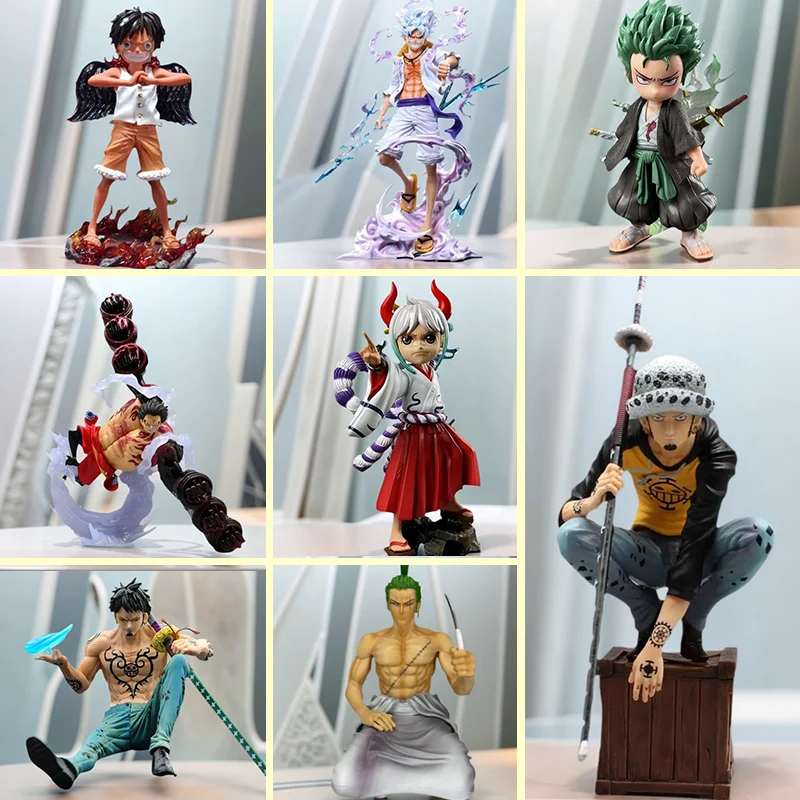 

One Piece Figures GK Luffy Roronoa Zoro Oka Shichibukai Yamato Action Figures PVC Anime Model Collection Birthday Toys Gifts