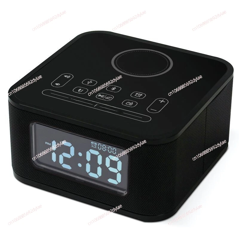 Wireless Charging Speaker with Alarm Clock and Radio