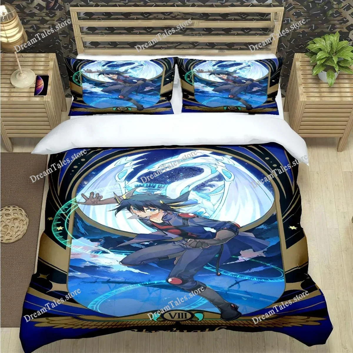 Famous Card Games Y-Yu-Gi-Oh Print Bedding Sets Bed Supplies Set Comforter Set Teens Girls Cartoon Twin Single Kid Gift741