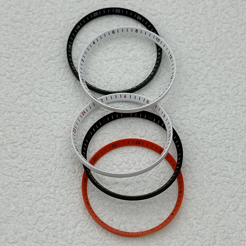 30.5 mm X 27.5 mm Watch Bezel Ring Compatible SKX007 SKX009 SRPD Cases Plastic Bezel Compatible NH35 NH36 Watch Case Index Ring - view 2