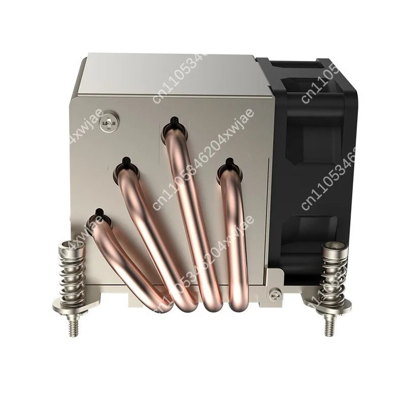 2U Side Blow CPU Cooler LGA 2011 115X 1700 1851 Server Industrial PC Heatsink 4 Heat Pipes PWM 67mm R64 R67
