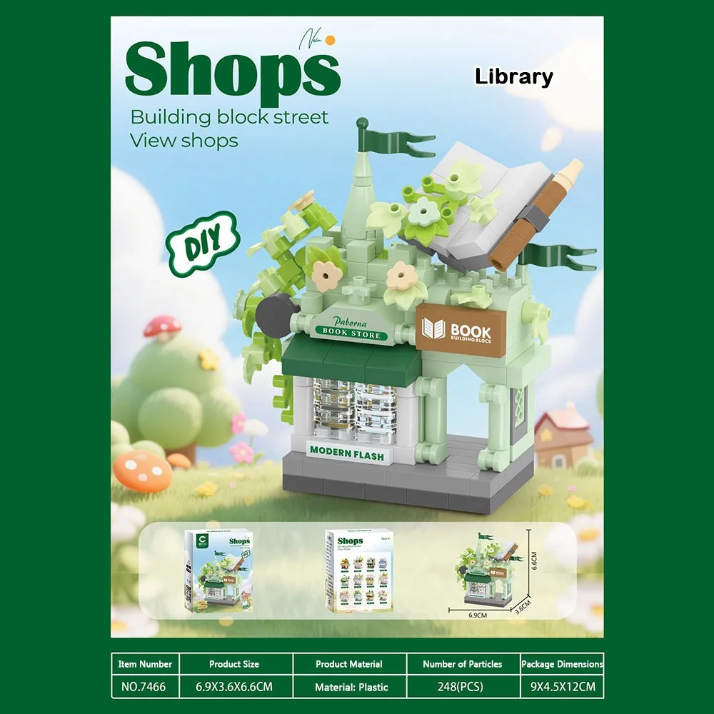 جديد مدينة صغيرة اللبنات كتل صغيرة اللبنات مايكرو لعبة المكعبات ألعاب تعليمية لعب الأطفال