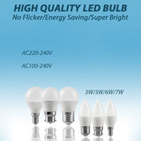 20pcs G45 C37 LED Bulb 3W 5W 6W 7W energy saving lamps mini bulbs Warm lighting cool light for home bedroom lampard leds