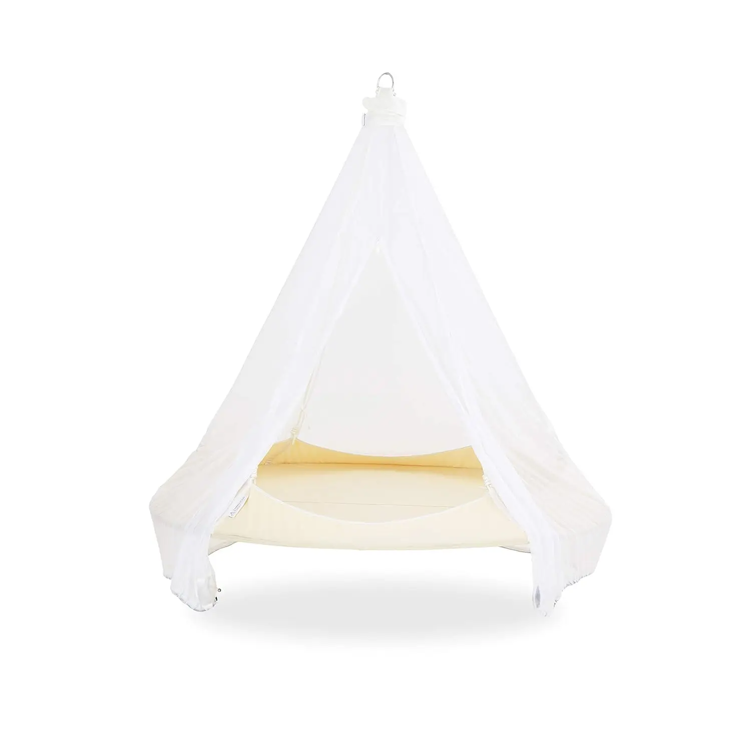 Mosquitera transparente portátil liviana, mosquitera, para hamaca, cama, silla colgante, columpio para porche. Blanco