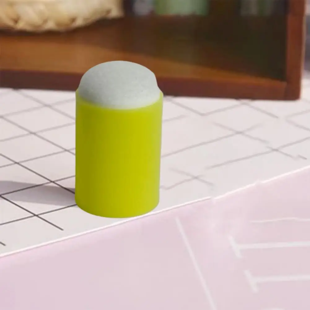 مجموعة لوازم طلاء الأصابع مكونة من 10 قطع إسفنجية لرسم بطاقات الرسم ومجموعة أدوات الحبر الفنية مع إسفنجات الأصابع