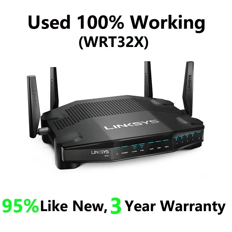 LINKSYS WRT1200AC WRT1900AC WRT1900ACS WRT32X WRT3200ACM WiFi Router Dual-Band+ Ultra-Fast Smart  802.11AC Wi-Fi 5 Wi-Fi