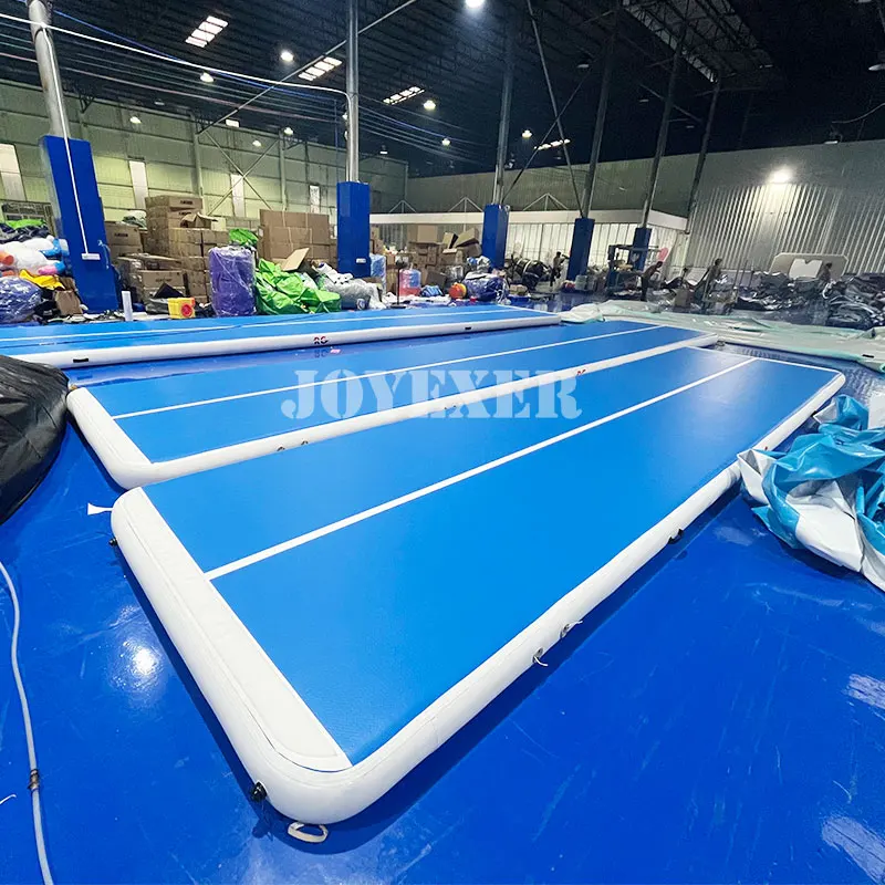 12m*2m*20cm Big Air Track Tumbling Mat for Gymnastics Inflatable Airtrack Floor Mats with Accessories Professional Training