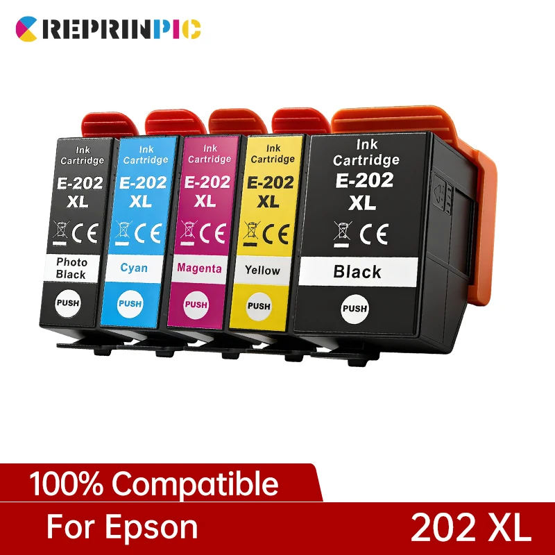 T202XL 202 202XL T202 C13T02G14010 Premium Compatible Ink Cartridge For Epson XP-6000 XP-6001 XP-6005 XP-6100 XP-6105 Printer