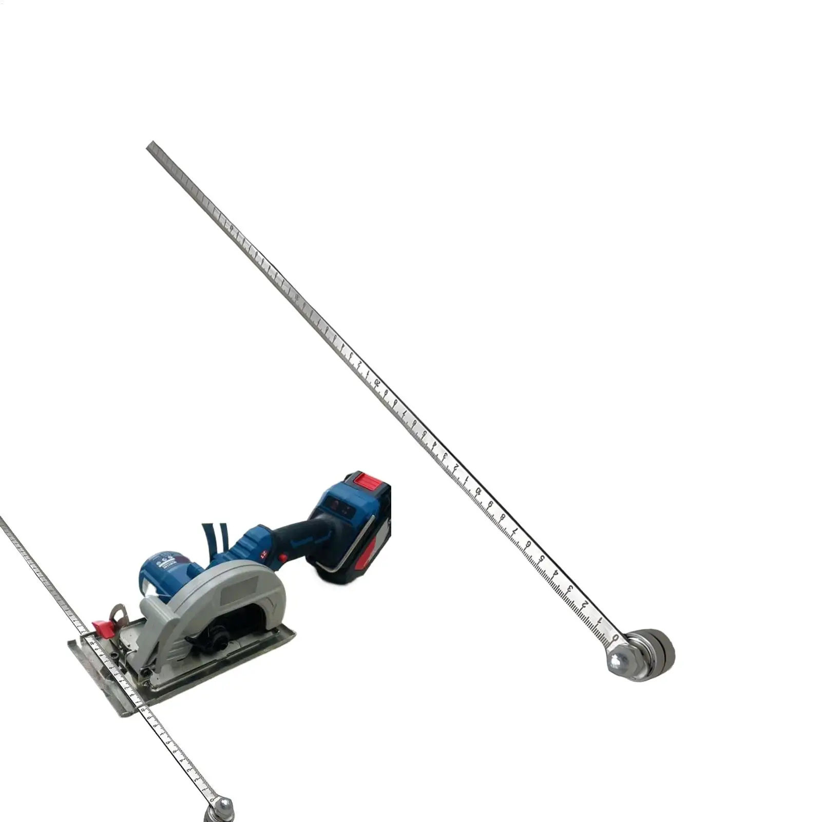 

Wood Positioning Ruler Stainless Steel Measure Tool Easy Wood Cutting Ruler For Professionals Carpentry Beginners Crafting