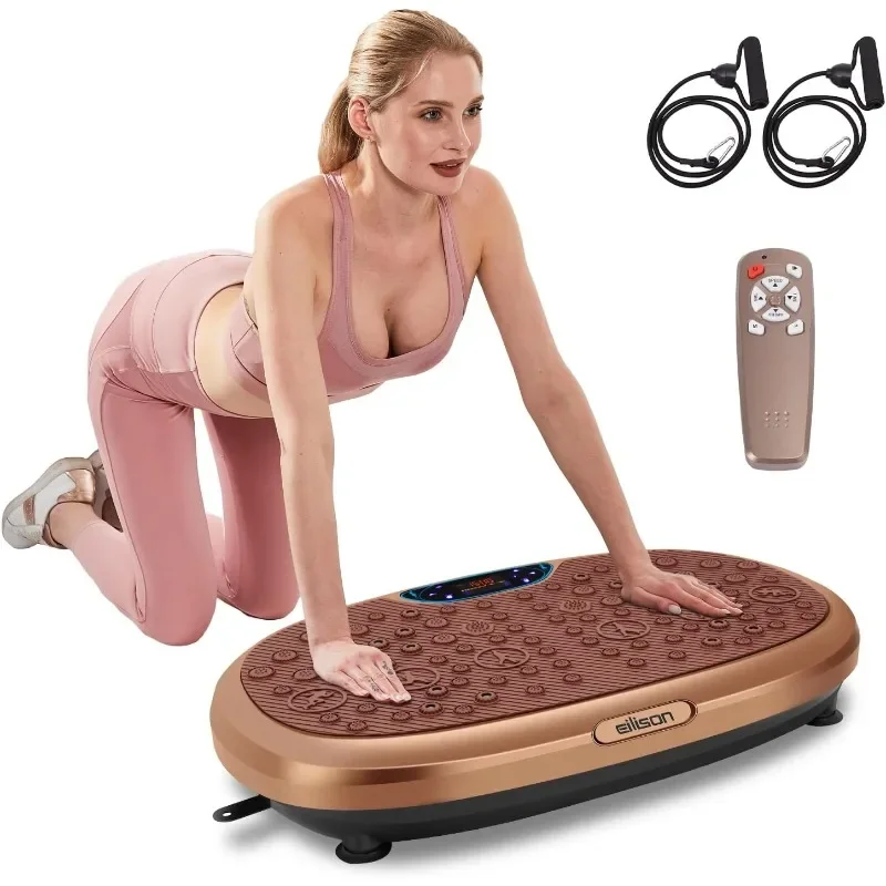 For FitMax 3D XL Vibration Plate Exercise Machine - Whole Body Workout Vibration Platform w/Loop Bands