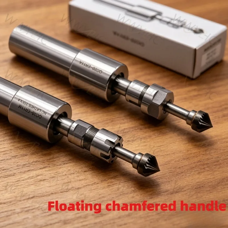 porte-outil-de-debavurage-flottant-flexible-de-haute-precision-queue-de-chanfreinage-telescopique-pour-usinage-cnc-de-contours-externes