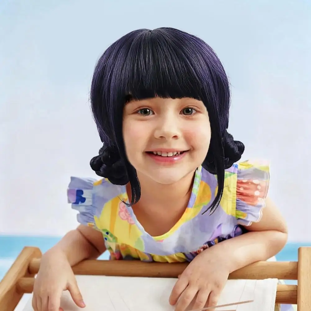 New Kids KPOP Cosplay Pruik Meisjes Jongen Baby Pruik Haar Halloween Hittebestendige Synthetische Pruik Mode Cosplay Accessoires Nieuw