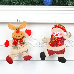 Merry Christmas Dance Ornaments Decoration Santa Decorate Snow Doll Bear Rena Hanging For Xmas Tree Pendant Holiday Party Decor 8 Main Sales Santa Dance - №7