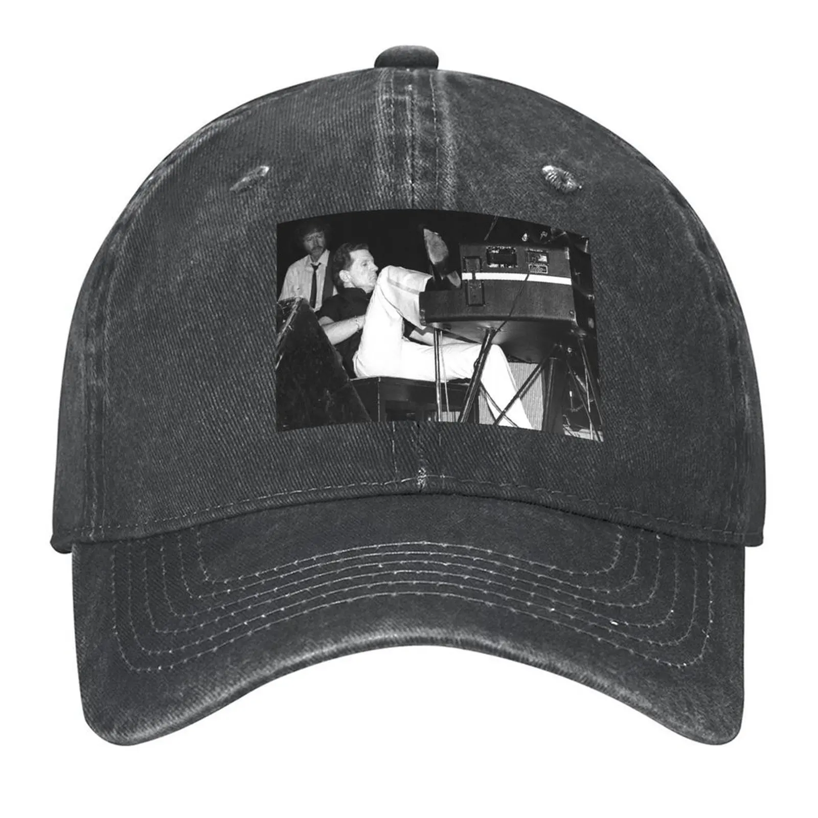 

Jerry Lee Lewis BW Photograph Baseball Cap fishing caps man sun caps Mountaineering New Hat Men's Luxury Women's