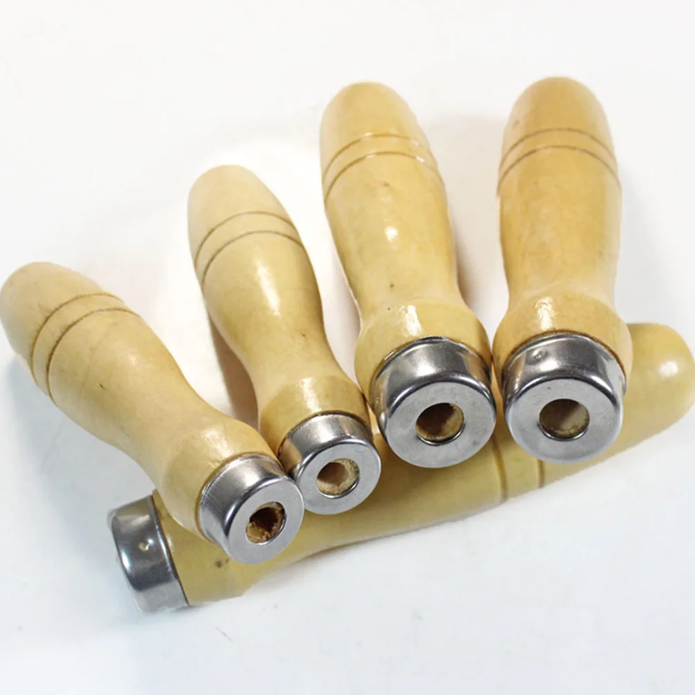 

10 Pcs Wooden Handle File Professional Woodworking Tools Handgrip Product for Cuuting Holding