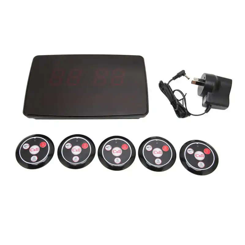 نظام بيجر للمطاعم 10 نظام بيجر لاسلكي كوستر 110 ‑ 240 فولت للمطاعم الفنادق البارات اللاسلكية ضيف بيجر