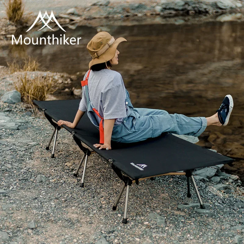 

Mountainhiker Upgrade Folding Bed Camp Cot Portable Travel Camping Bed Outdoor Single Person Sleeping Bed Hiking Single Bed