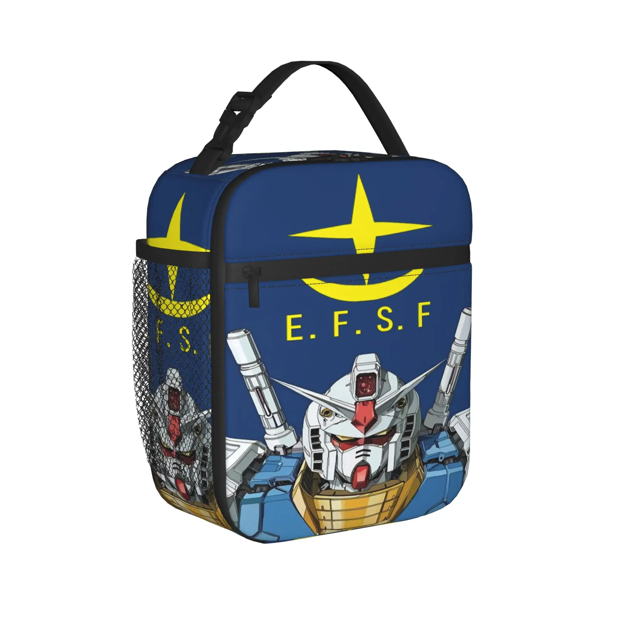 mobile suit gundams Accessories Insulated Lunch Bag For Work  Storage Food Boxes Portable Thermal Cooler Lunch Boxes