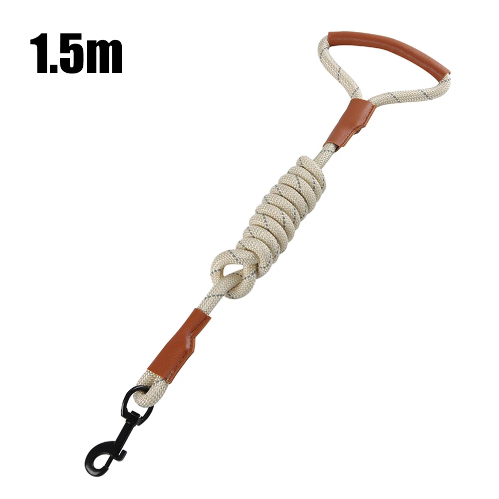 1.5m Nylon Strong Dog Leash Pet Leashes Reflective Leash For Big Small Medium Large Dog Leash Drag Pull Tow Golden Retriever