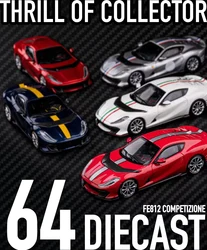 ** 사전 주문 ** TOC 1:64 812 Competizione V12 다이캐스트 모델 자동차