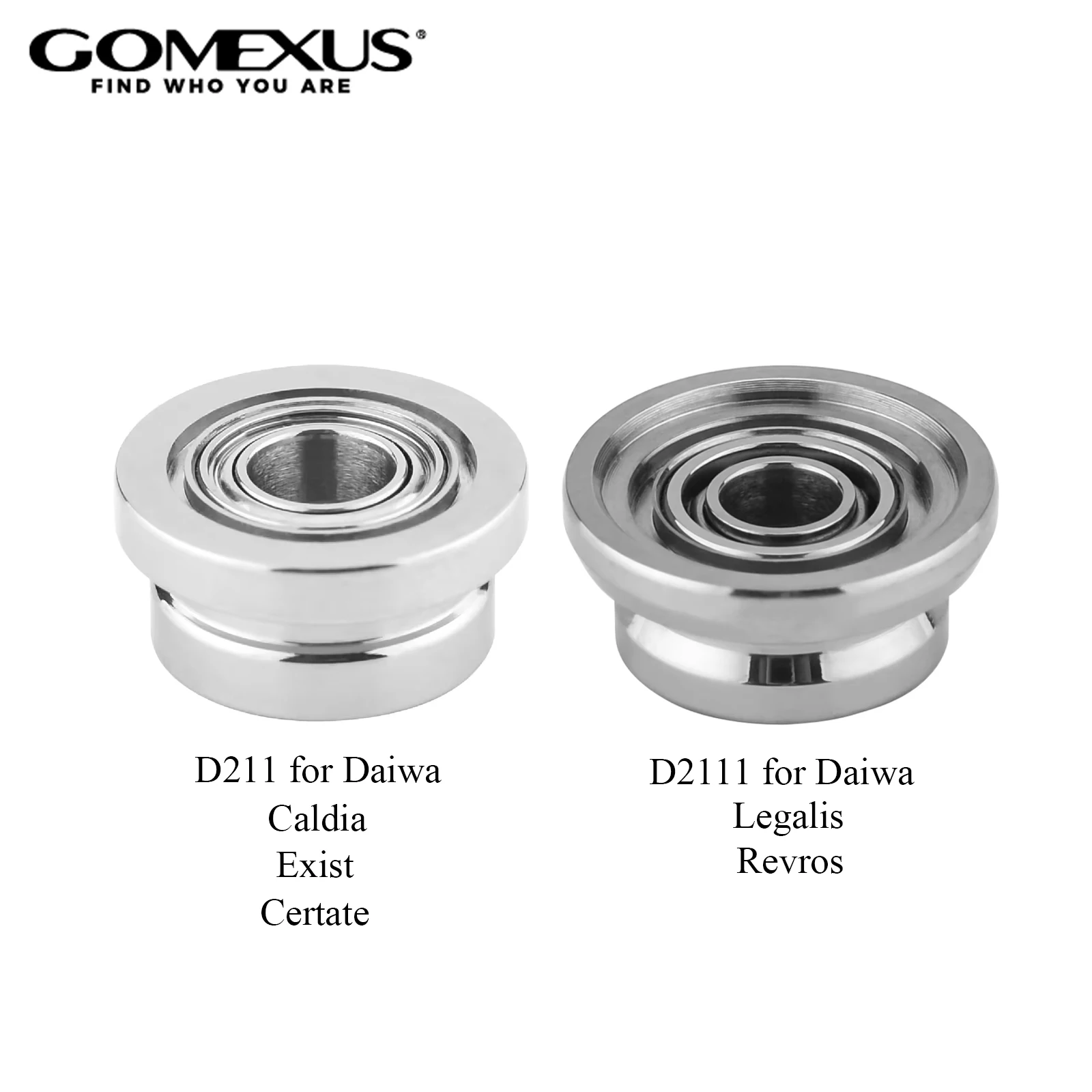 Gomexus D211 D2111 Rouleau de ligne en titane pour Daiwa Caldia Exist Certate Legalis Revros