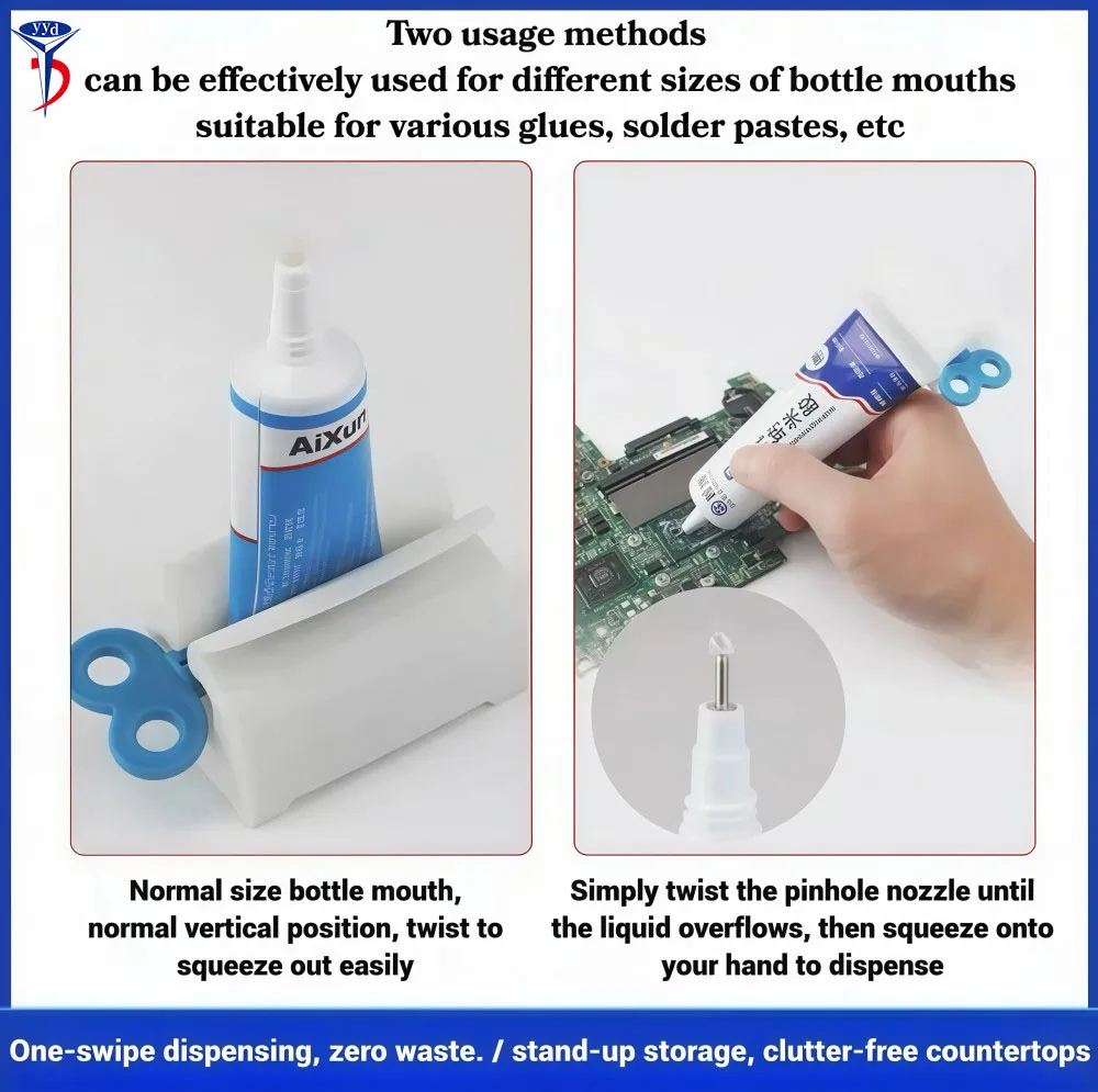 Multi-Functional Glue Tube Squeezer, Manual Squeezer, Suitable For Toothpaste, Solder, Flux, Mobile Phone Repair