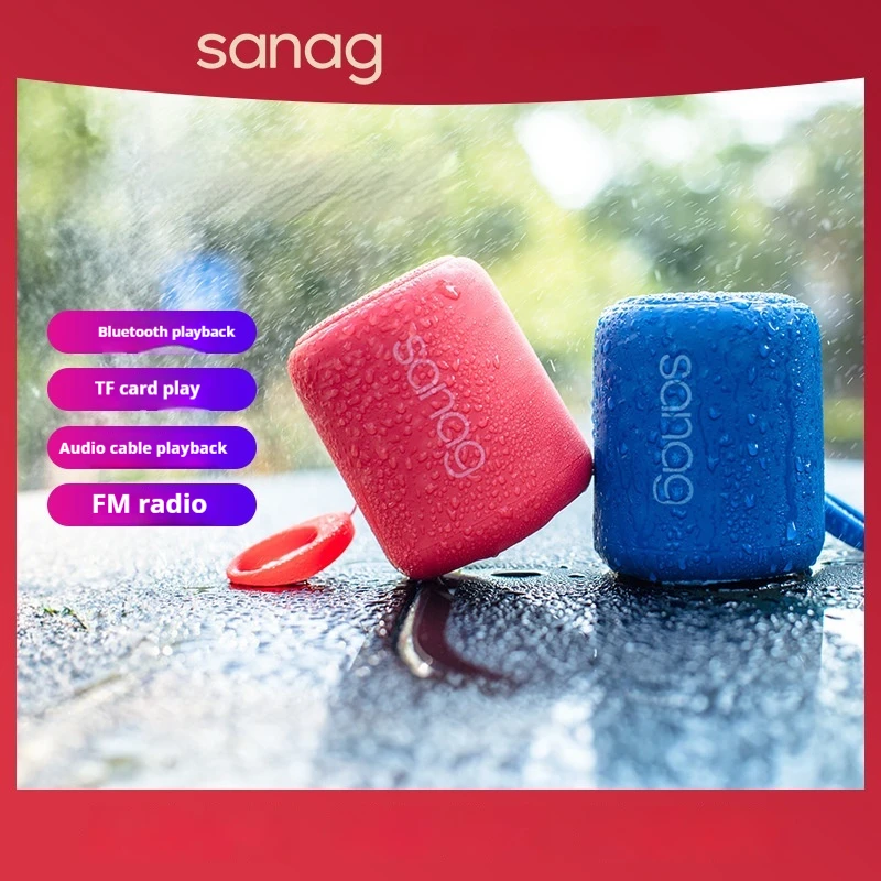 Sanag Bluetooth Speaker - Compact Portability, Deep Bass Mini Powerhouse, Wireless Desktop Mini Speaker For Pc (Model X6s)