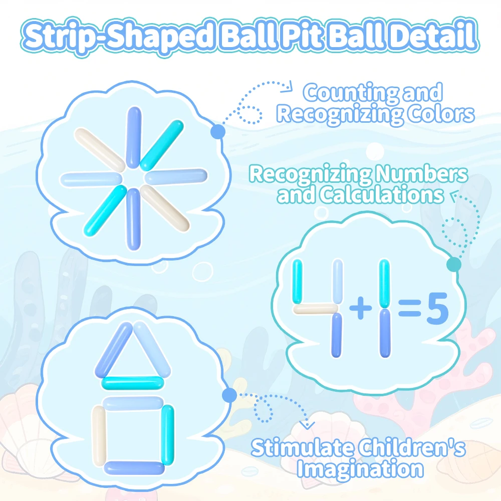 100 Stücke Kunststoffkugeln Wasser Pool Ozean Ball Kinder Schwimmgube Mit Spielhaus Outdoor Zelte Spielzeug