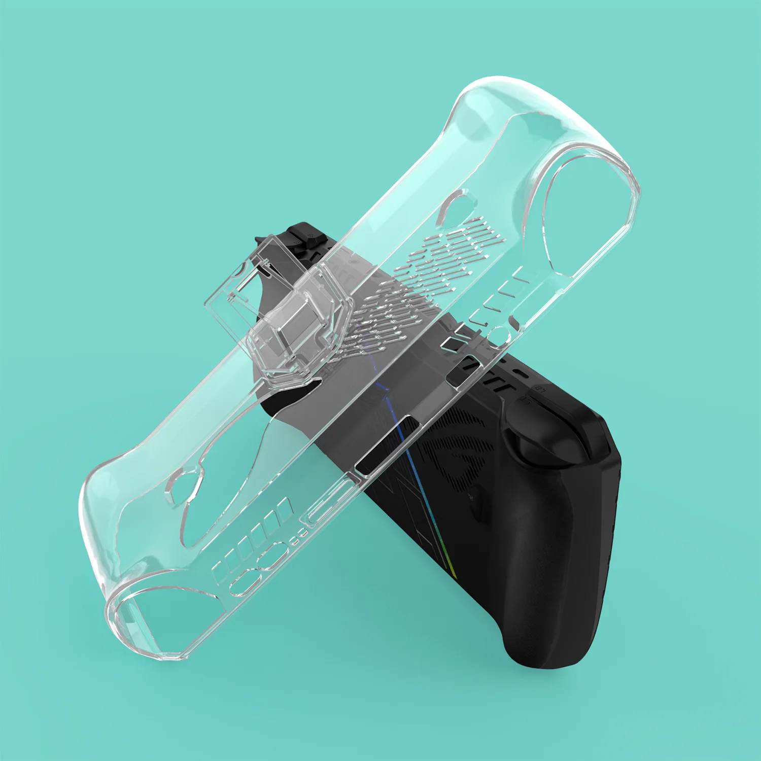 

TPU Transparent Protective Case for ROG ALLY X Gaming Console TPU Case with Stand