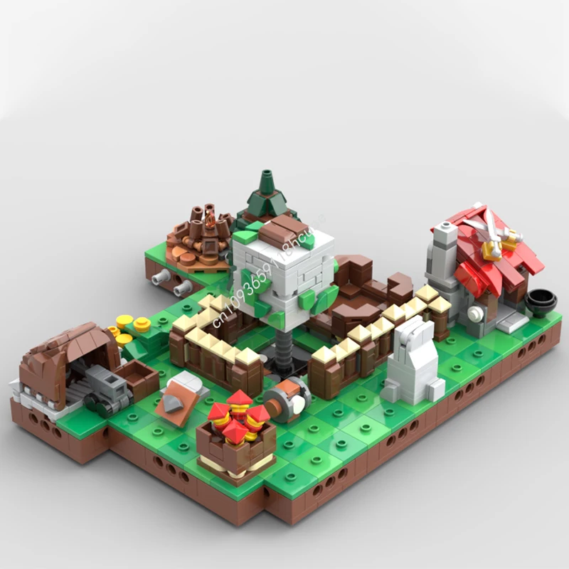 

947pcs MOC Clashes of clans BB playset Games Adult Collector Premium Building Blocks Model Perfect for Display Christmas Gift