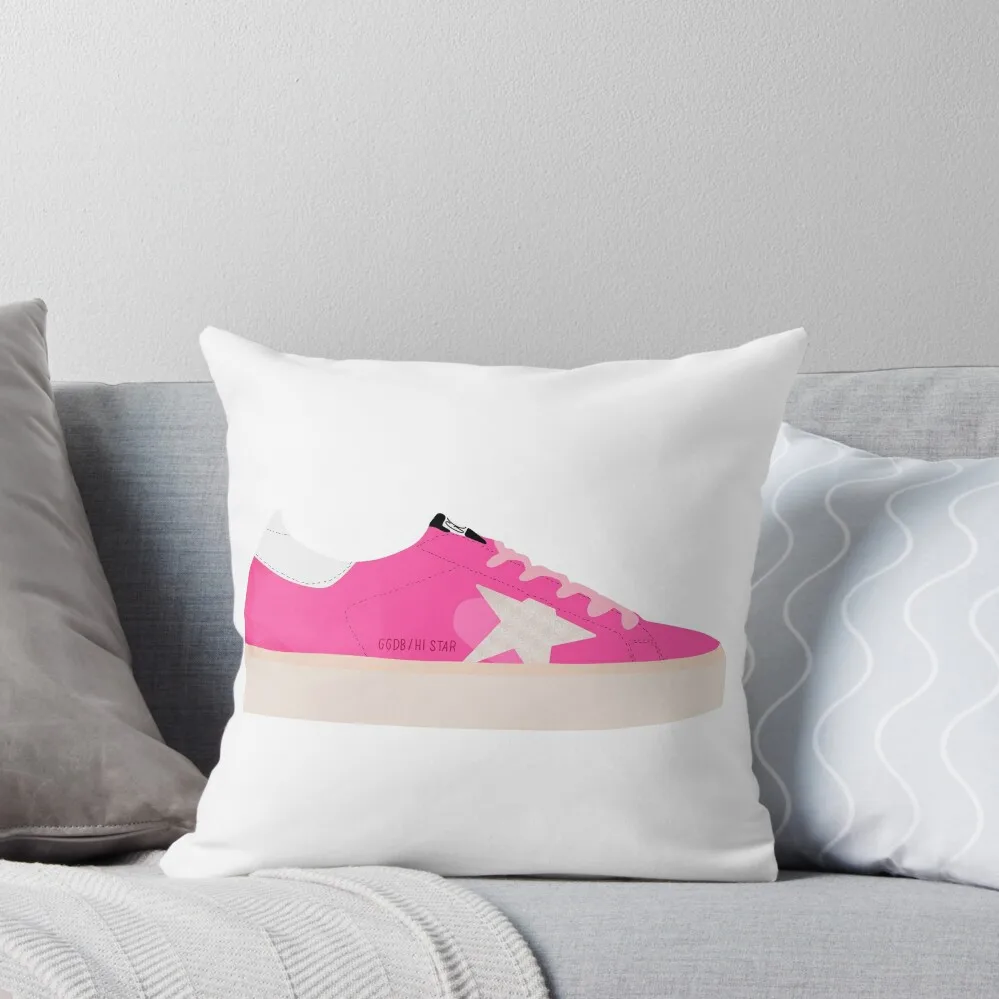 

pink golden goose shoe Throw Pillow Room decorating items Decorative Sofa Cushions Pillow Case Christmas Bed pillowcases pillow