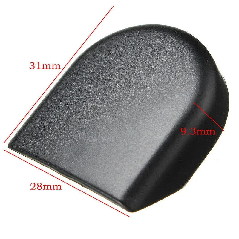 1pc Car Wiper Arm Head Caps Auto Plastic Wiper Arm Head Nut Cover Black Car Accessories Fit For Toyota Yaris Corolla Verso Auris