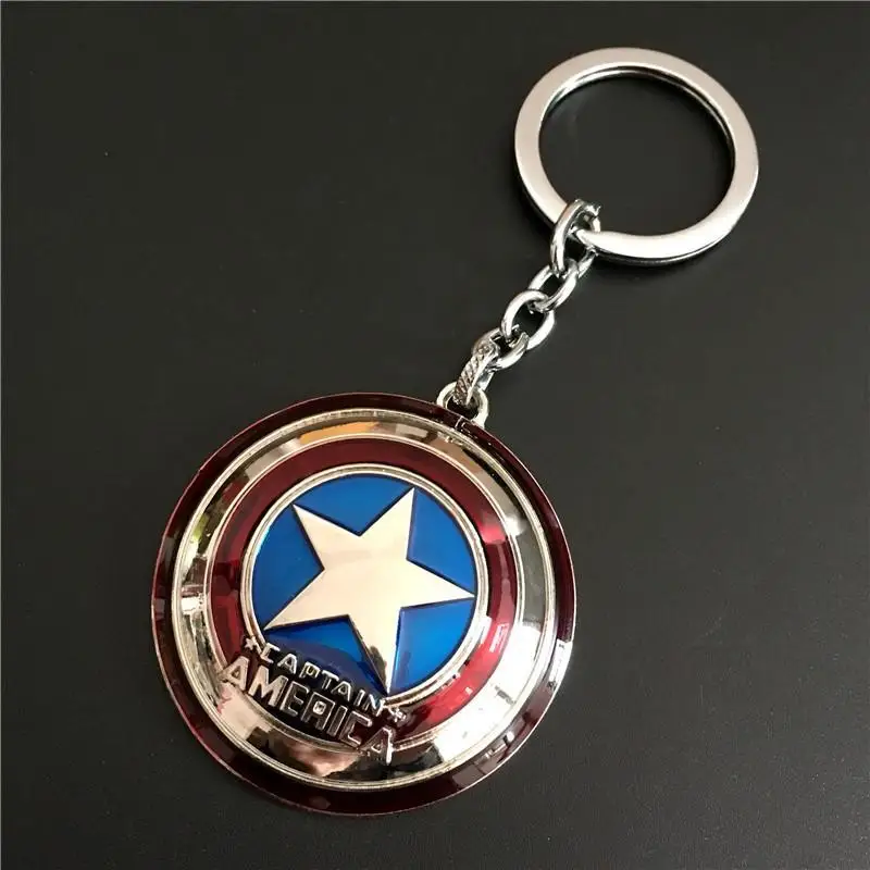 

MARVEL The Avengers Peripheral Captain America Shield Figure Keychain Pendant Backpack Pendant Decoration
