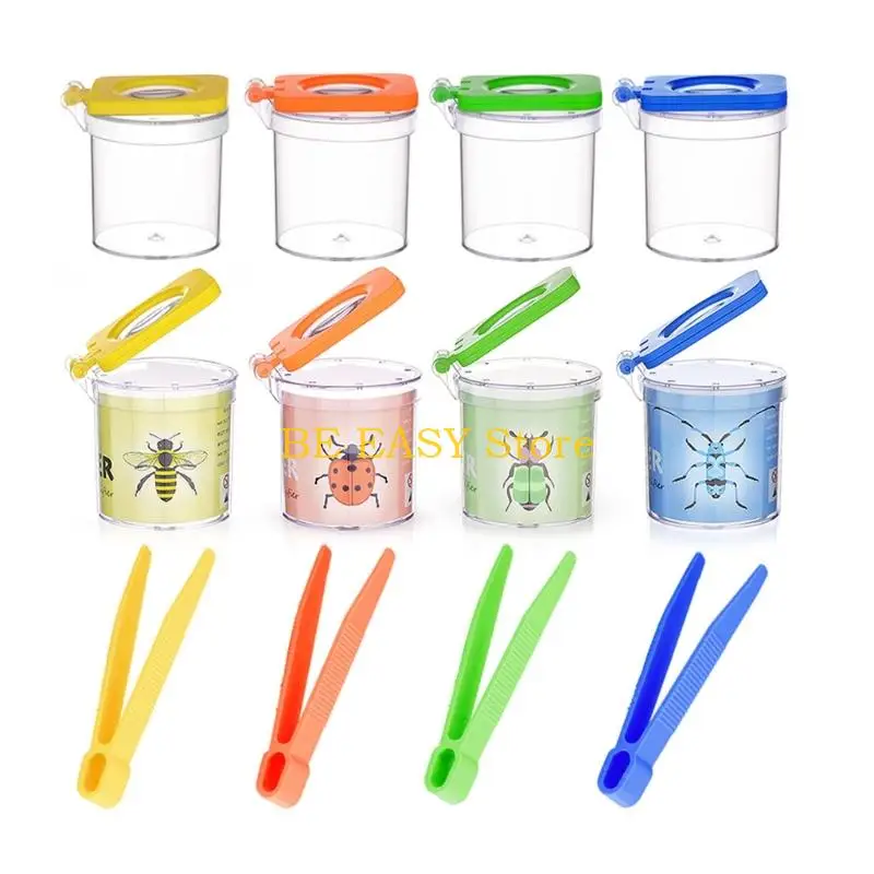 E28F Children Discovery Viewer Set with 4 Study Cups and Tweezers