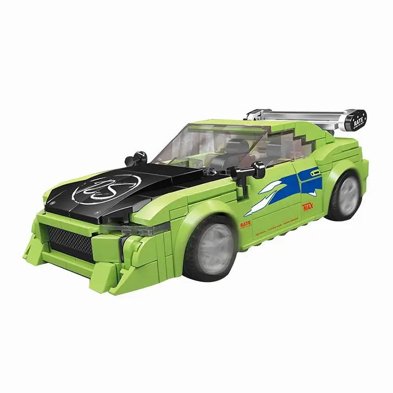 MOULD KING 27033S Mini blocs de construction de la série de voitures 338 pièces Kit de modèle d'assemblage à monter soi-même pour adultes et enfants jouet éducatif créatif cadeau