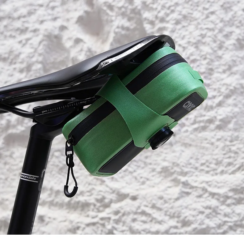 CXWXC 0,6 l TPU wasserdichte Satteltasche MTB Rennrad BOA System abschließbare Fahrradsitz-Packung Radfahren Schwanz Aufbewahrungstasche Zubehör – Detail 17