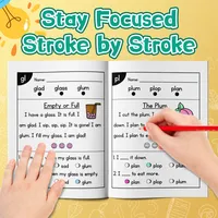 Words & Sentences Practice Workbook Set :Sight Words, Phonics Passages, Read–Trace–Write–Spell, Sentence Writing&Daily Practice 6